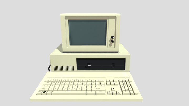 1980s PC 3D Model