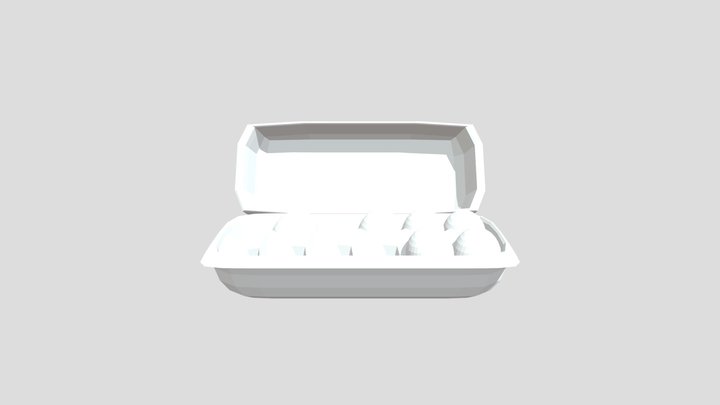 Egg Carton 3D Model