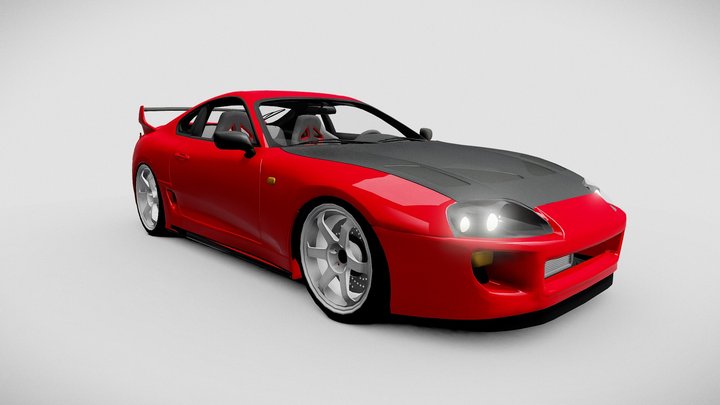 Toyota Supra 2JZ (Stock) 3D Model
