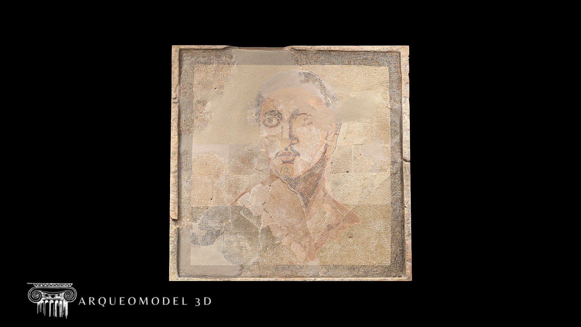 WALL MOSAIC MALE -  ELS MUNTS - TARRACO