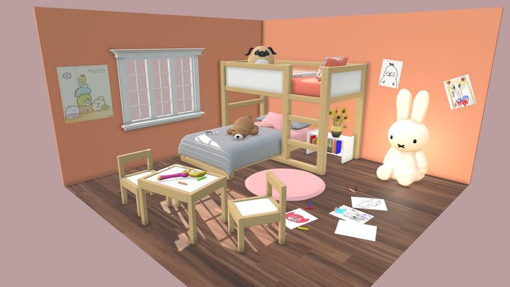 BEDROOM FINAL 3D Model