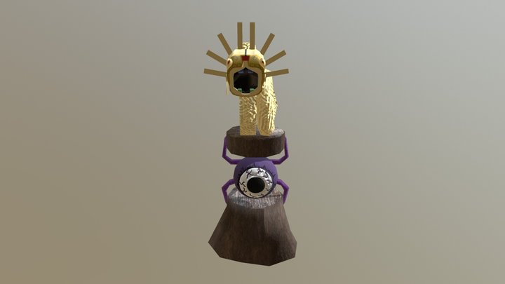 Ancient Fantasy Turret 3D Model