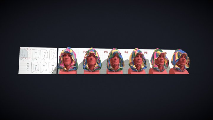 3D hood: Material 32 – Kostenloses 3D-Modell STL