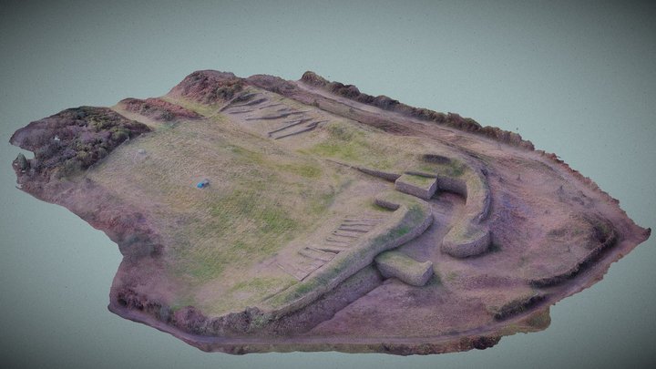Castro de Arraola Bizkaia 3D Model