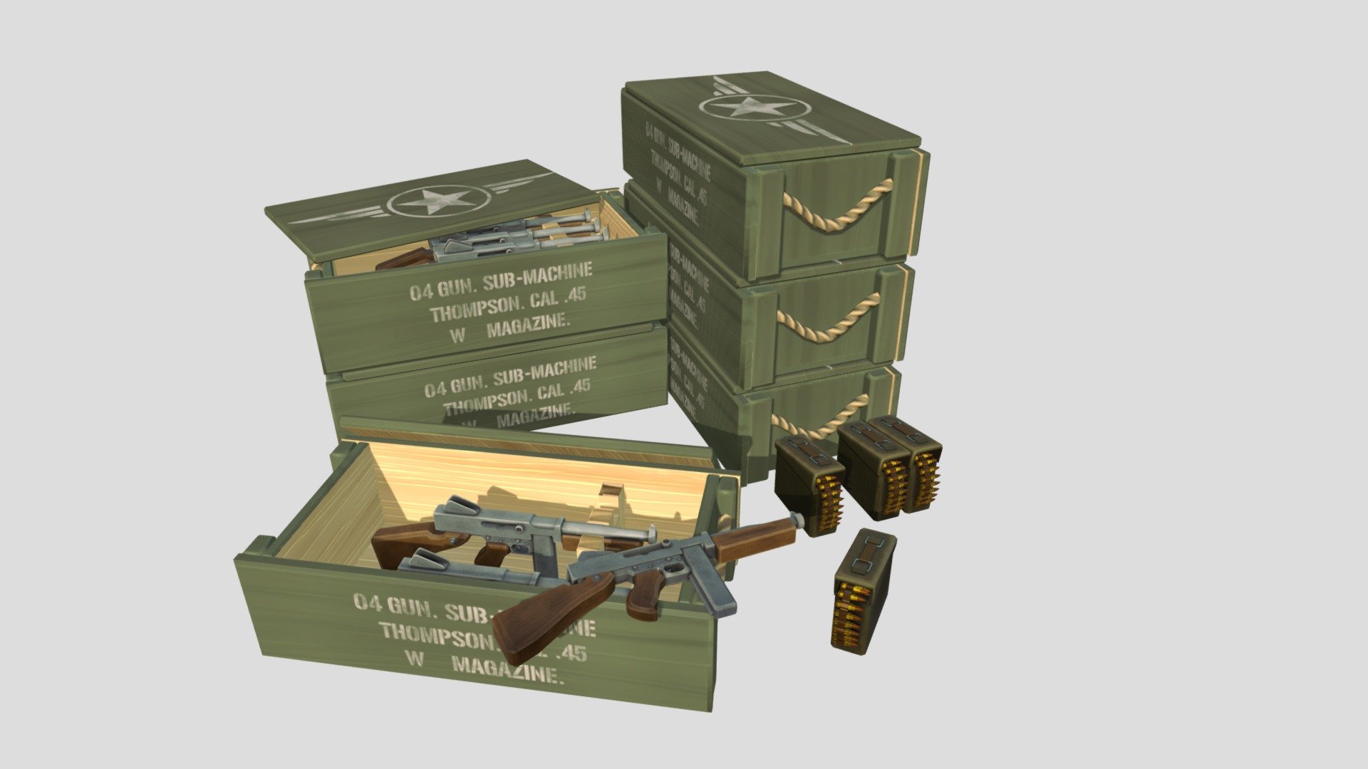 WeaponStash - 3D model by JoseBellota [2bf0ebd] - Sketchfab