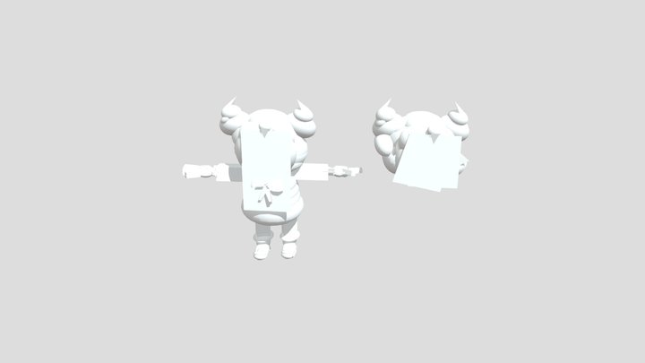 Toon Ollie VIBAPOP Toon Bendy Model Style 3D Model