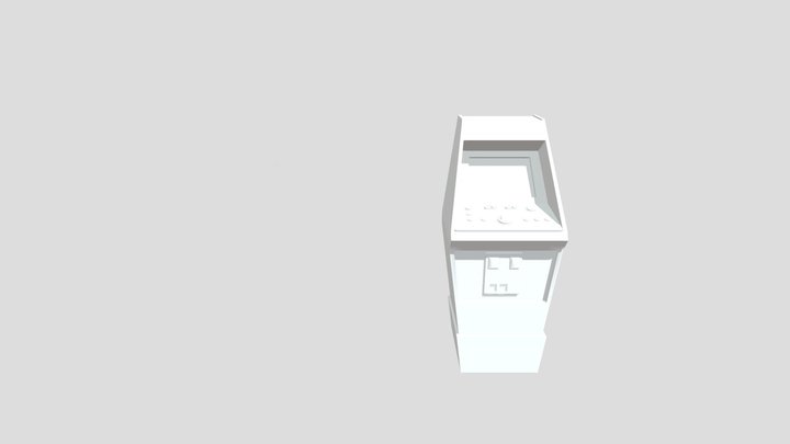 Arcade Cabinet 1 (Improved) 3D Model