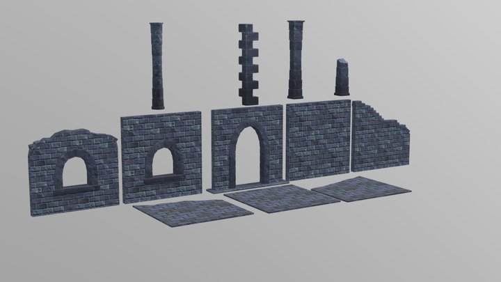 Ruins 3D Model