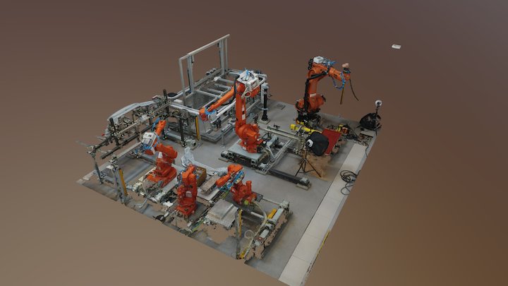 Robot cell (12.5M points) 3D Model