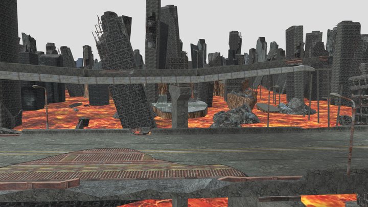Crisis City Silver Battle 3D Model