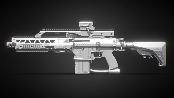 MWR kitted "Assault" AR-Kit A5 3D Model