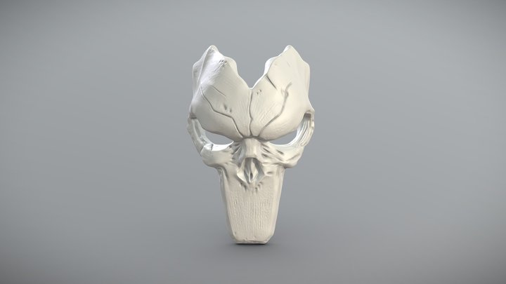 Death Mask (Highpoly) 3D Model