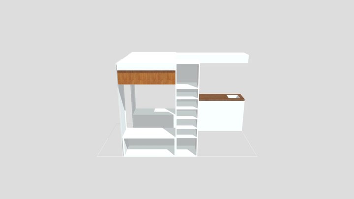 van layout v1 3D Model