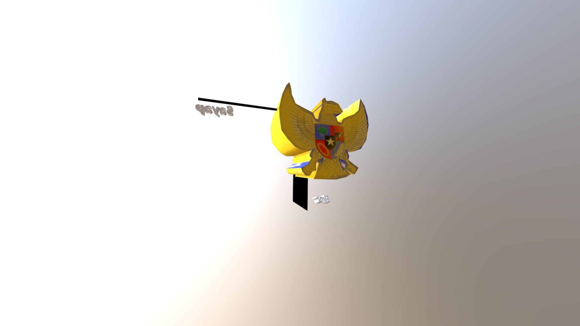 Proyek Tugas GARUDA — Sketchfab embed 3D viewer
