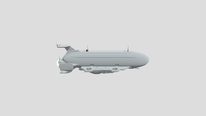 IO Blimp 3D Model