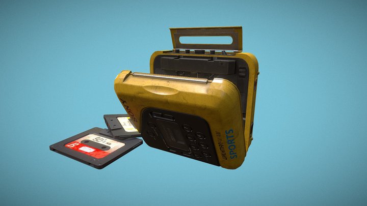 Sony Walkman WM-F2078 3D Model