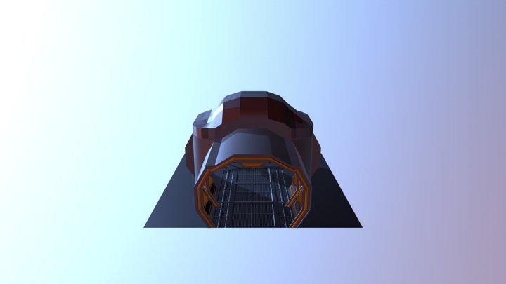 Sci-fi Modular Environment 3D Model