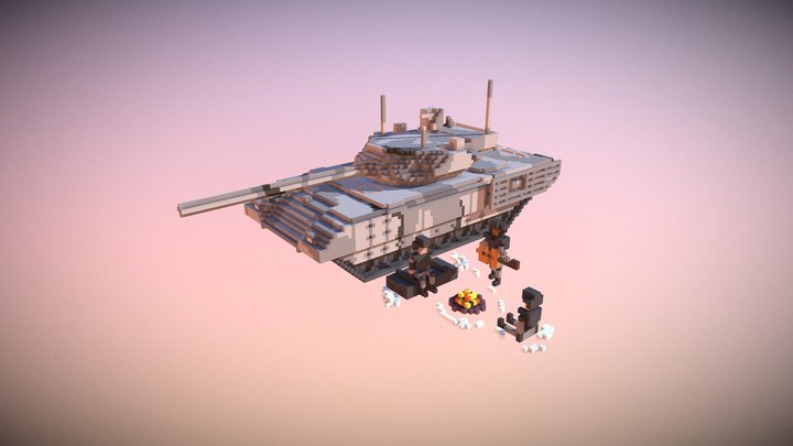 Armata Team Snow 3D Model