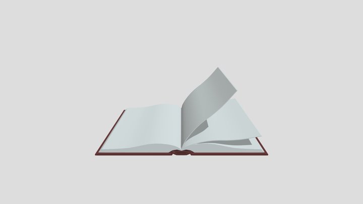 Book 3D Model