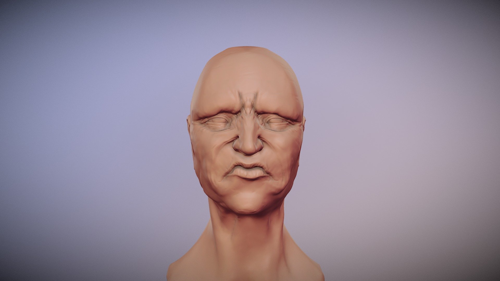 2018 SculptJanuary Day 10 - Disgust - 3D model by Seeltraeh [2bfa154 ...