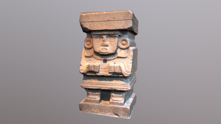 Teotihuacan Statue 3D Model