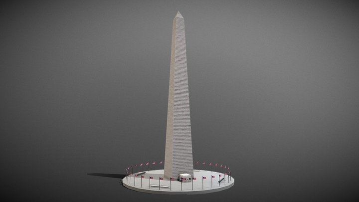 Washington Monument 3D Model