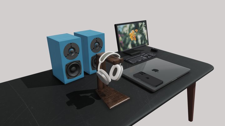 table computer device 3D Model
