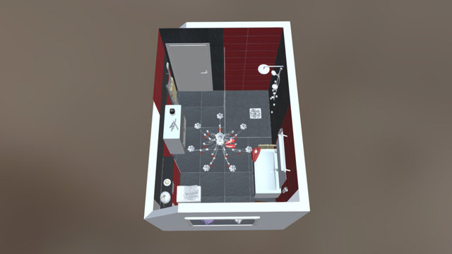 浴室装修设计 3D Model