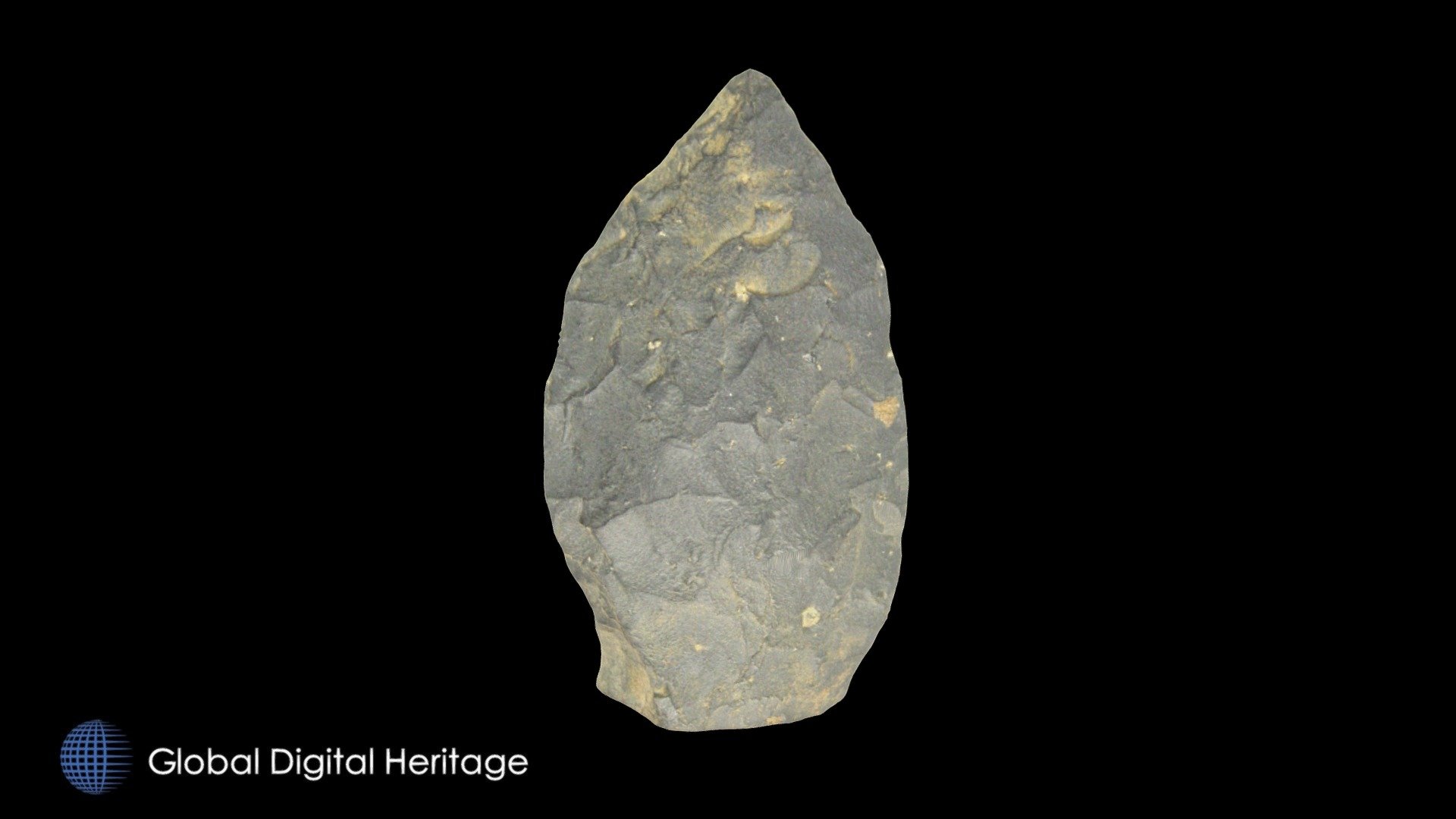 XPM-098. Andesitic end blade, Sapsuk River, AK