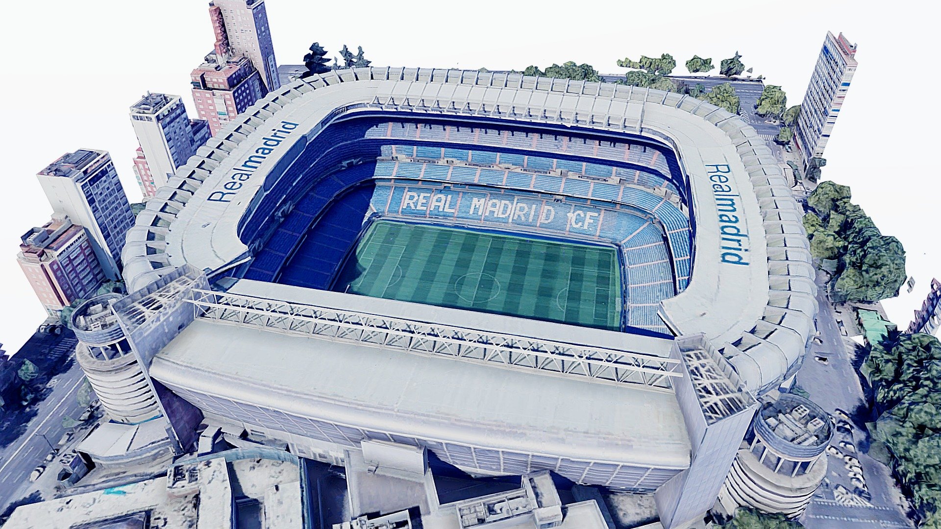 Big Size Real Madrid Bernabeu Santiago Football Stadium 3d - Temu  Philippines