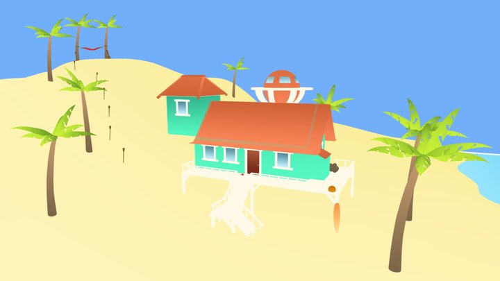 Lilo & Stitch's House 3D Model