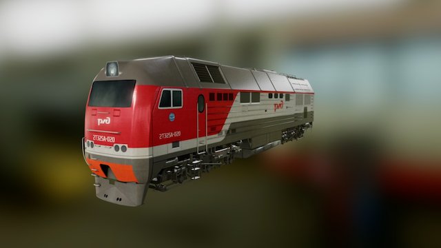 Locomotive "Vitaz" 3D Model