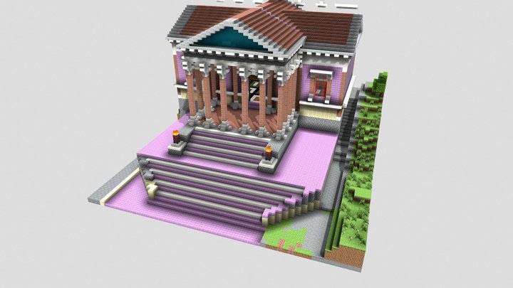 Templo de la Concordia 3D Model