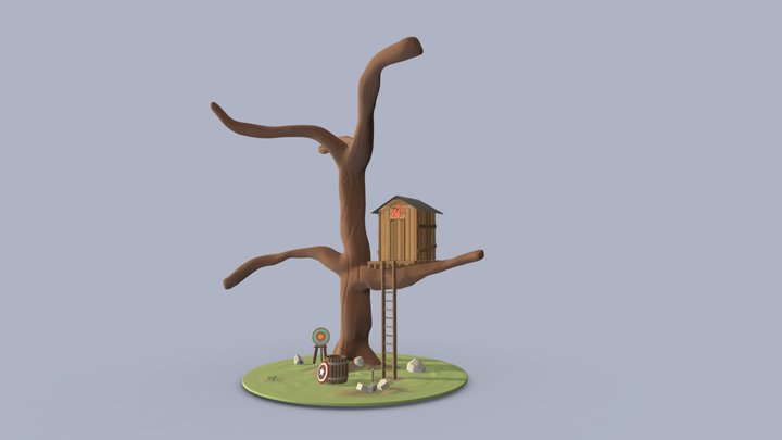 avengers treehouse 3D Model
