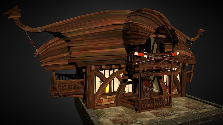 Shipwright House 3D Model
