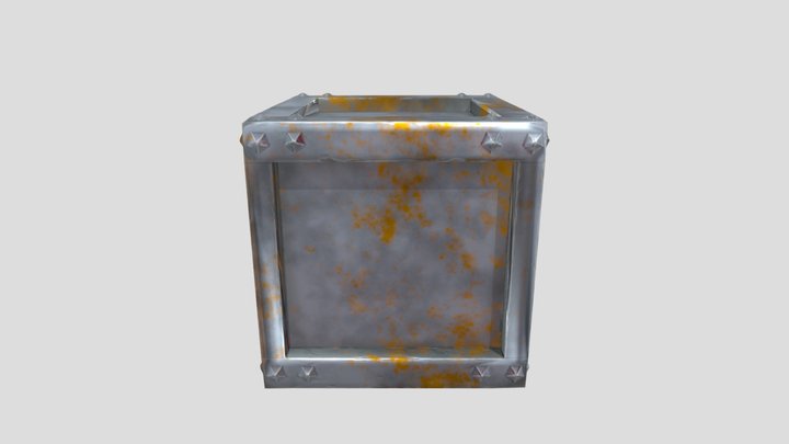 Caja  de Metal 3D Model