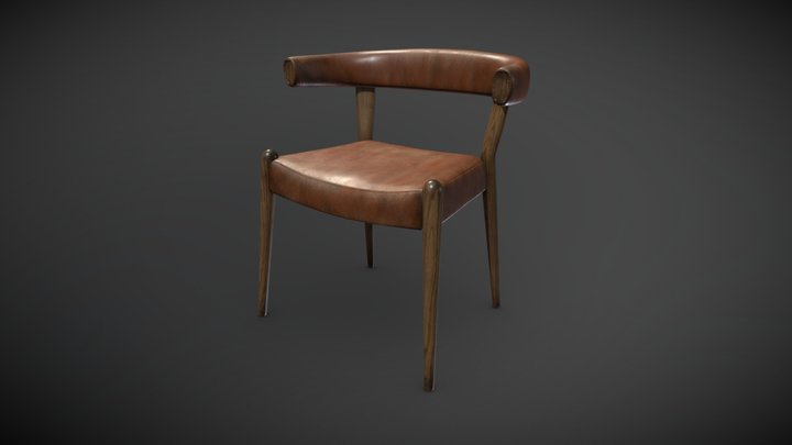 Roman Modern Chair 3D Model