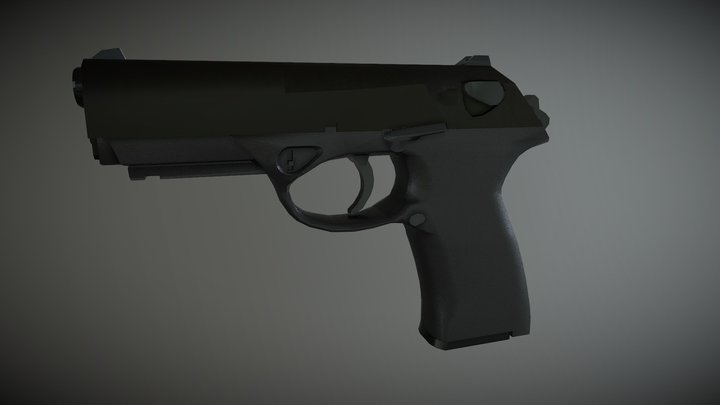 Beretta PX4 Pistol 3D Model