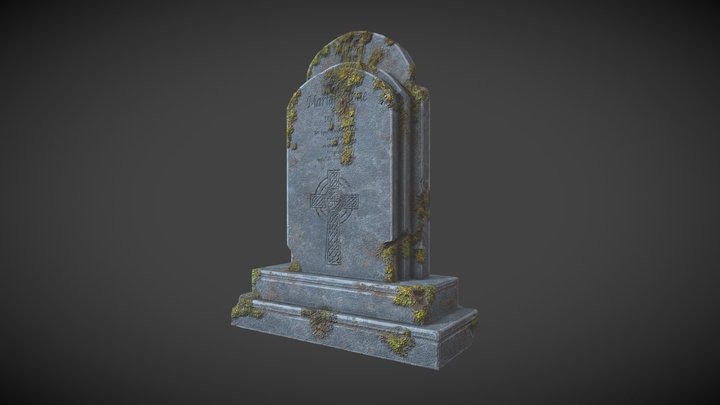 Tombstone 3D Model