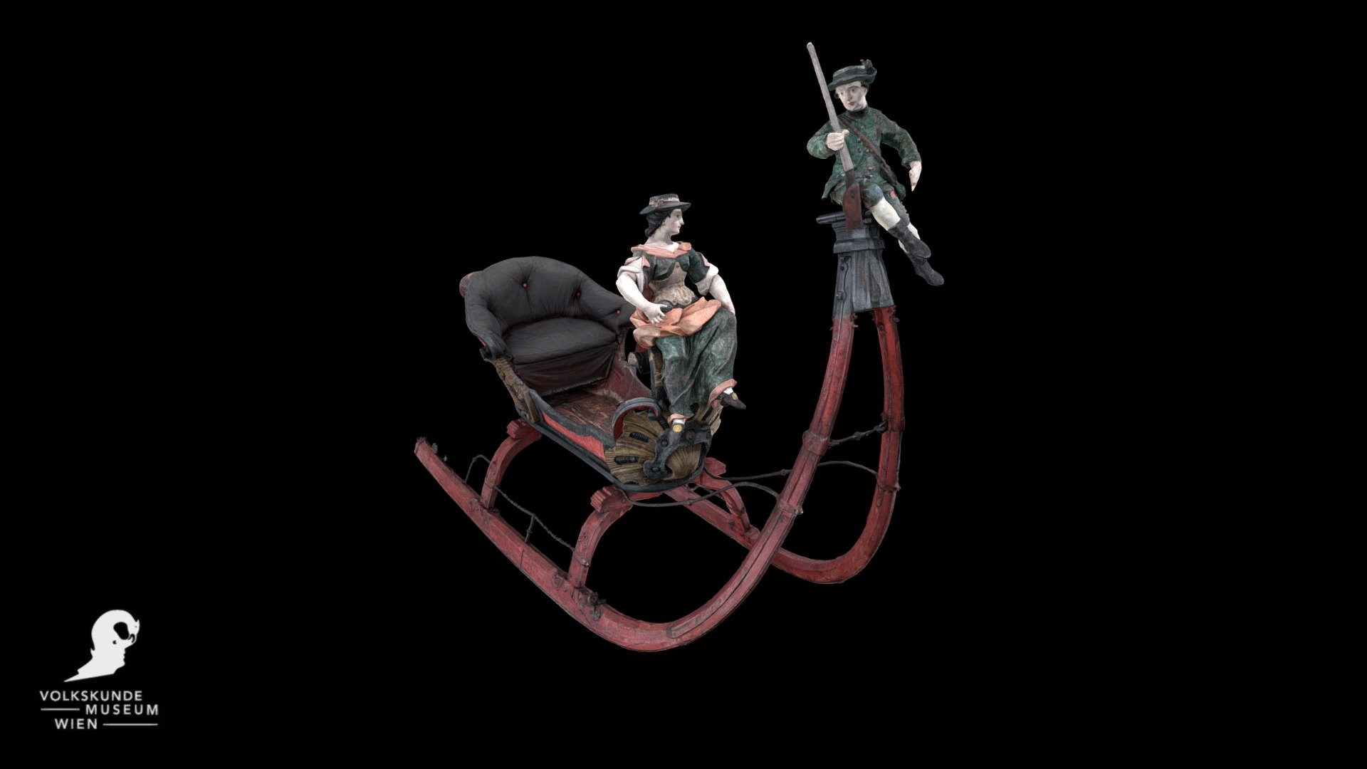 Jagdschlitten ÖMV 76.290 — Sketchfab embed 3D viewer