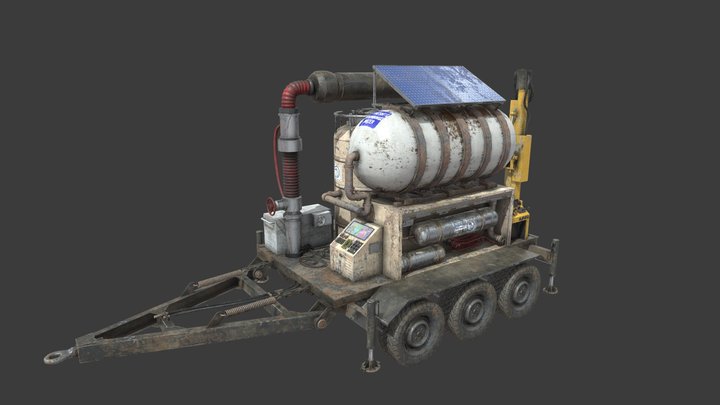 Apocalyptic Water Extractor 3D Model