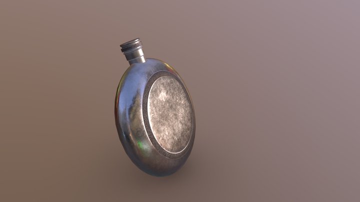 flask 3D Model