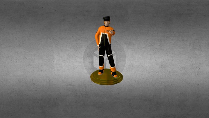 Oranger characters 3D Model