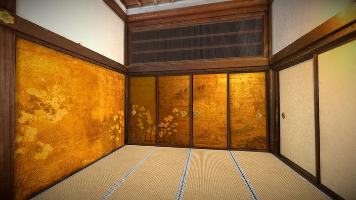 知恩院 菊の間 3D Model