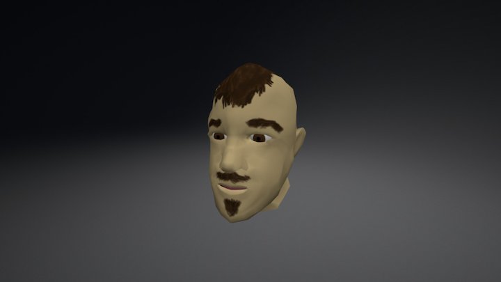 Chuck Head Model 3D Model