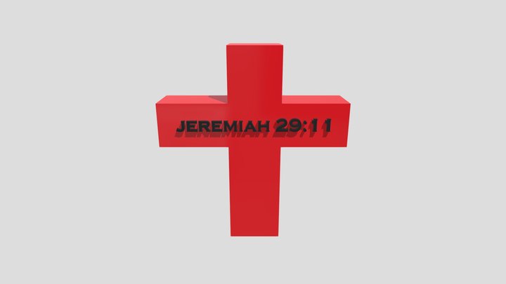 Jeremiah 29:11 3D Model