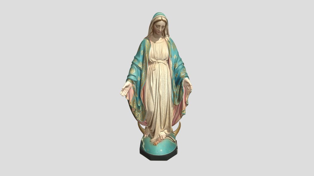 Virgin Mary statue