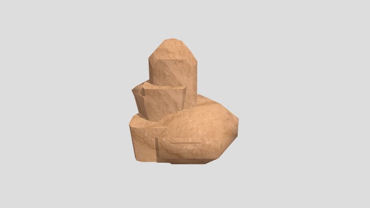Stone Desert 3D Model