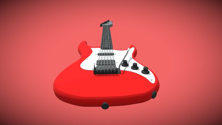 Stratocaster Generic Red- Whammy Bar