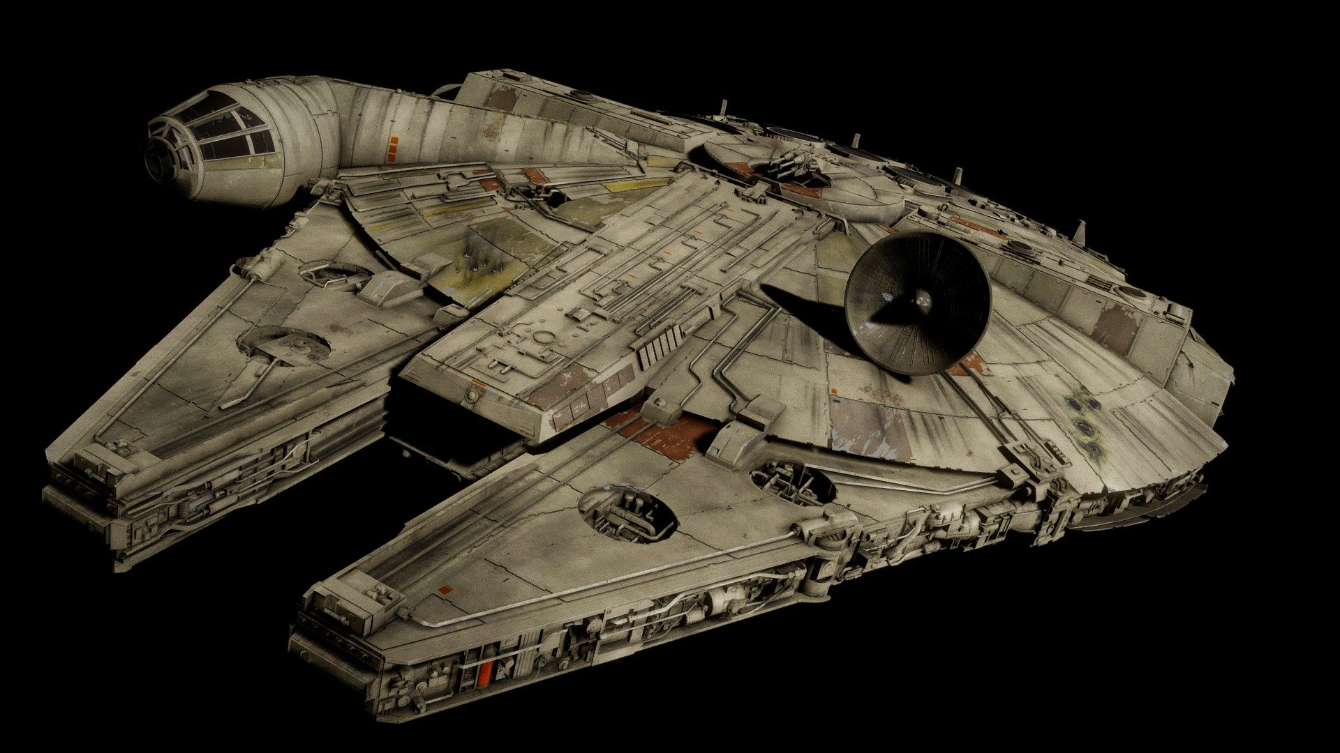 Star Wars - Halcon Milenario - Download Free 3D model by